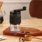 Hand-Crank Coffee Grinder - Small Manual Bean Grinder with Vintage Design