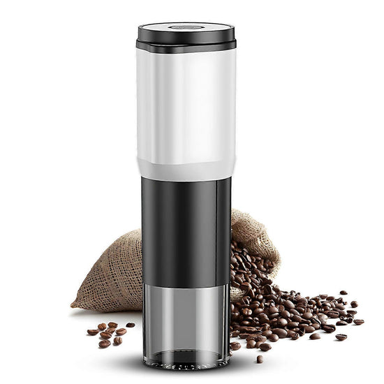 Electric Coffee Grinder - Rechargeable Coffee Mill, Compact Grinder for Office & Travel
