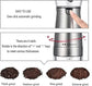 Electric Coffee Grinder - Portable Automatic Bean Grinder for Coffee & Spices