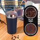200W Electric Coffee Grinder - Stainless Steel Blades, Overheat Protection, Portable Mill