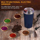 200W Electric Coffee Grinder - Stainless Steel Blades, Overheat Protection, Portable Mill