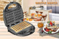Waffle & Sandwich Maker - 2-in-1 Waffle Iron Panini Press Toaster Breakfast Machine