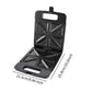 Triangle Waffle Maker with Handle - Portable Nonstick Waffle Iron for Home & Restaurant