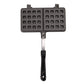 Manual Waffle Maker - Double Nonstick Aluminum Alloy Waffle Mold for Hash Browns, Pancakes