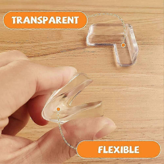 5pcs Soft Transparent Table Corner Protectors - Babies security Furniture Guards, Odorless Material