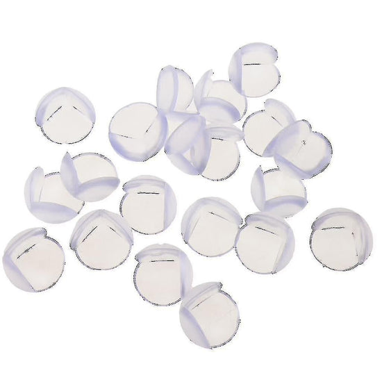 20pcs Silicone Corner Edge Protectors - Transparent Shockproof Babies Table Guards