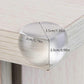 20pcs Transparent PVC Table Corner Protectors - Babies Proofing Furniture Edge Guards