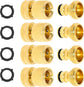 Solid Brass Garden Hose Quick Connect Fittings - Leak-Free Hose Connector Set