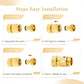 Solid Brass Garden Hose Quick Connect Fittings - Leak-Free Hose Connector Set
