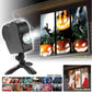 Christmas Halloween LED Window Projector - Seasonal Decorative Light Projector