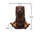 Figurine Rabbit Mold Home Decor Resin Easter Thanksgiving Small Statue for Office