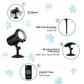 LED Snowflake Projector - Christmas Light Projector for Outdoor and Indoor Use