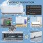 Low-Noise 45kHz Ultrasonic Jewelry Cleaner Machine for Glasses & Retainers