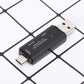 3-in-1 TF SD Card Reader USB C Adapter, Sim Card Reader for Computer and Phone