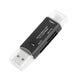 3-in-1 TF SD Card Reader USB C Adapter, Sim Card Reader for Computer and Phone