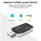 USB 2.0 Memory Card Reader Adapter for SD/TF Cards, Compact Card Reader