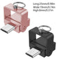 Micro USB 2.0 Card Reader, Aluminum Adapter for PC/Laptop
