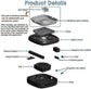 Electric Smokeless Ashtray with 8M Negative Ions Air Purifier for Smoke