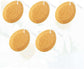 5pcs African Net Sponge, Loofah Bath Shower Body Scrubber - Brown