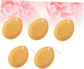 5pcs African Net Sponge, Loofah Bath Shower Body Scrubber - Brown