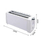 Multifunctional 4-Slice Breakfast Toaster - White