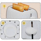 Stainless Steel 2-Slice White Toaster, Wide Slot, Adjustable Browning