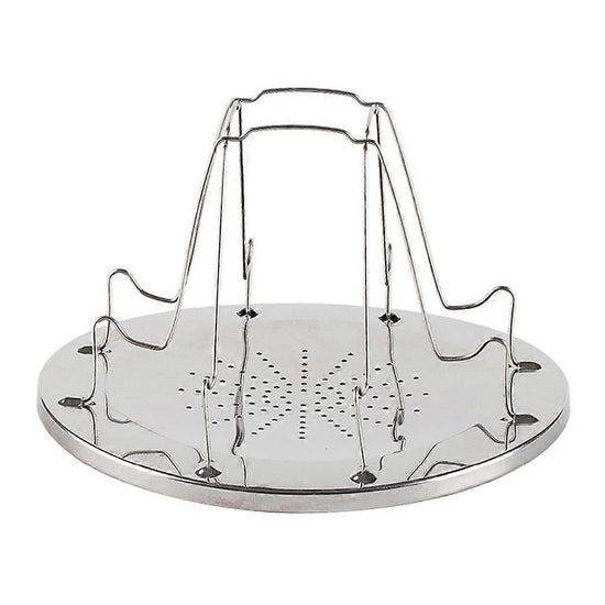 Folding Stainless Steel Camping Toaster Tray, 4 Slice