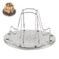 Folding Stainless Steel Camping Toaster Tray, 4 Slice