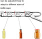 Adjustable Jar & Can Opener, Arthritis Friendly, Stainless Steel