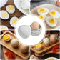 1/4 Egg Microwave Cooker with Lid, Quick Boiled Egg Maker
