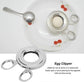Stainless Steel Egg Beater, Opener, Cutter, Peeler Set
