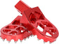 Red Motorcycle Foot Rests for Dirt Bike