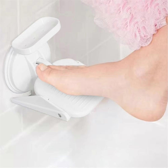 Suction Cup Shower Foot Rest for Pedicure, No Drill