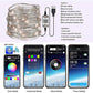 RGB Fairy String Lights, Indoor Outdoor Color Changing Music Twinkle Lights