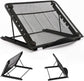 Foldable Aluminum Laptop Stand, Adjustable Ventilated Stand for Laptop/Tablet/Phone