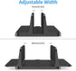 Vertical Aluminum Laptop Stand, Adjustable Desk Holder, Black