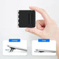 Set of 2 Mini Black Laptop Stands, Invisible Foldable Lightweight Holder for Laptop/Tablet