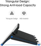 Set of 2 Mini Black Laptop Stands, Invisible Foldable Lightweight Holder for Laptop/Tablet