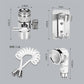 Shower Head Set with Hose, Adjustable Handheld Shower