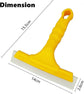 Plastic Small Window Squeegee, Silicone Glass Cleaner