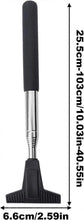 Car Side Mirror Squeegee, Fog Cleaning Tool, Black