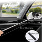 Car Side Mirror Squeegee, Fog Cleaning Tool, Black