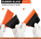 2pcs Orange Window Tint Squeegees, Non-Slip Rubber Handle PPF Tools