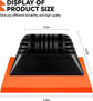 2pcs Orange Window Tint Squeegees, Non-Slip Rubber Handle PPF Tools