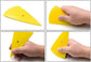Car Vinyl Wrap Felt Squeegee Tool, Applicator for Window Tint, Yellow