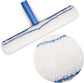 Window Cleaning Kit, Squeegee with Microfiber Cloth & Rubber Lip