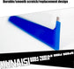 Car Windshield Squeegee with Ergonomic Handle, Blue