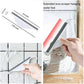 3pcs Silicone Shower Squeegee Set, Glass & Mirror Bathroom Cleaners