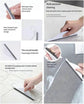 3pcs Silicone Shower Squeegee Set, Glass & Mirror Bathroom Cleaners