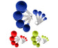 8Pcs/Set Stainless Steel Handle Measuring Spoons Baking Cooking Scale Scoop-Green